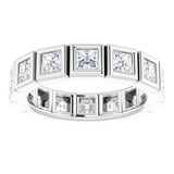 Bezel-Set Eternity Band