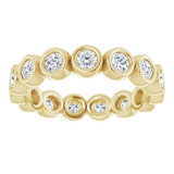 Bezel-Set Eternity Band