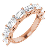 14K Rose 2 5/8 CTW Natural Diamond Anniversary Band