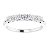 Platinum 1/3 CTW Natural Diamond Anniversary Band