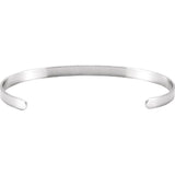 Sterling Silver Cuff Bracelet - 4.75 Mm