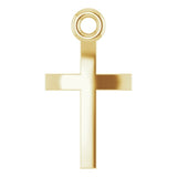 14K Yellow Cross 18