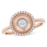 14Kt Gold Ladies Diamond Ring