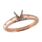 14Kt Gold Semi-Mount Engagement Ring
