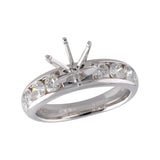 14Kt Gold Semi-Mount Engagement Ring