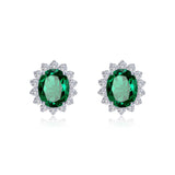6.2 Ctw Halo Stud  Earrings