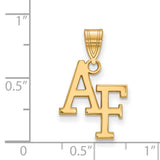 14k Gold LogoArt United States Air Force Academy A-F Medium Pendant