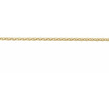 14K Yellow Gold-Filled 1 mm Wheat Chain by the Inch