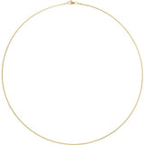 14K Yellow Gold-Filled 2.4 mm Wheat 20" Chain