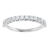 14K White 1/2 CTW Lab-Grown Diamond Anniversary Band