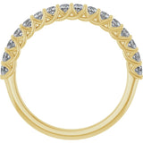 14K Yellow 1/2 CTW Lab-Grown Diamond Anniversary Band