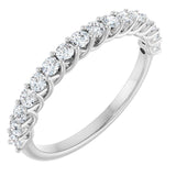 Platinum 1/2 CTW Lab-Grown Diamond Anniversary Band