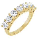 14K Yellow 1 1/3 CTW Lab-Grown Diamond Anniversary Band