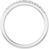 Platinum 3/8 CTW Lab-Grown Diamond Anniversary Band