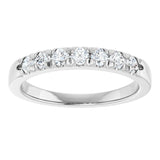 Platinum 3/8 CTW Lab-Grown Diamond Anniversary Band