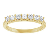 14K Yellow 3/8 CTW Lab-Grown Diamond Anniversary Band