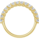 14K Yellow 7/8 CTW Lab-Grown Diamond Anniversary Band