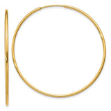 14k 1.25mm Endless Hoop Earring