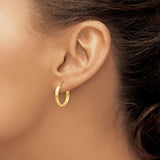 14k Polished Hoop Earring